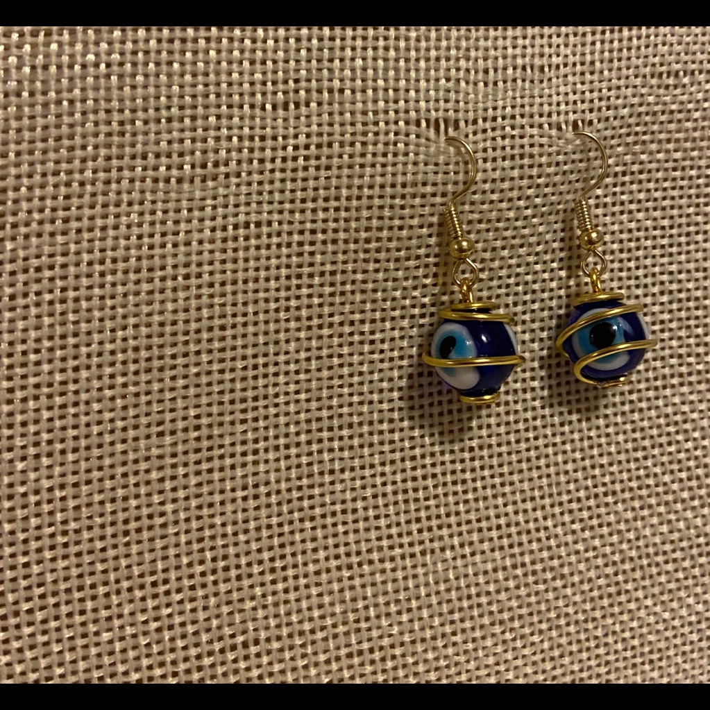 Turkish Evil Eye Earrings